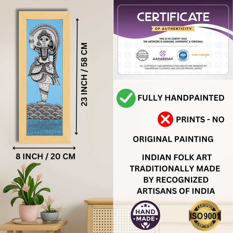 ISO certified handmade painting with authenticity certificate included