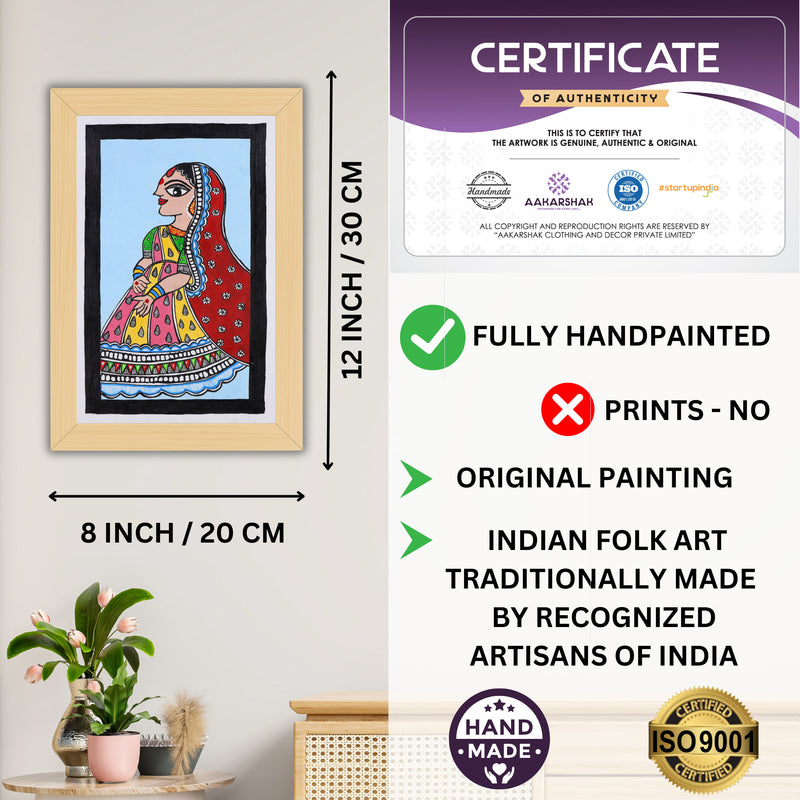 handmade iso certified-sita madhubani painting
