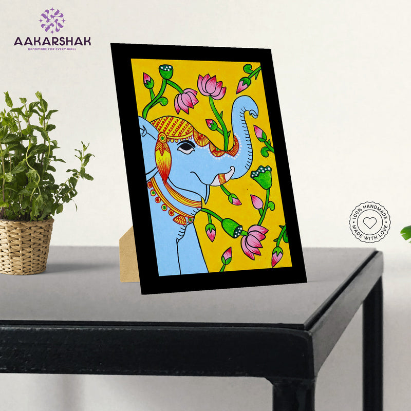 vibrant handmade pichwai painting-depicting indian folk traditions