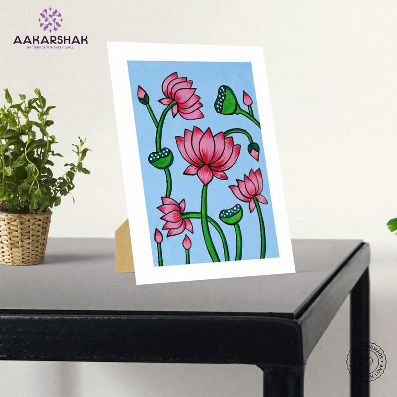 vibrant handmade pichwai painting-depicting indian folk traditions