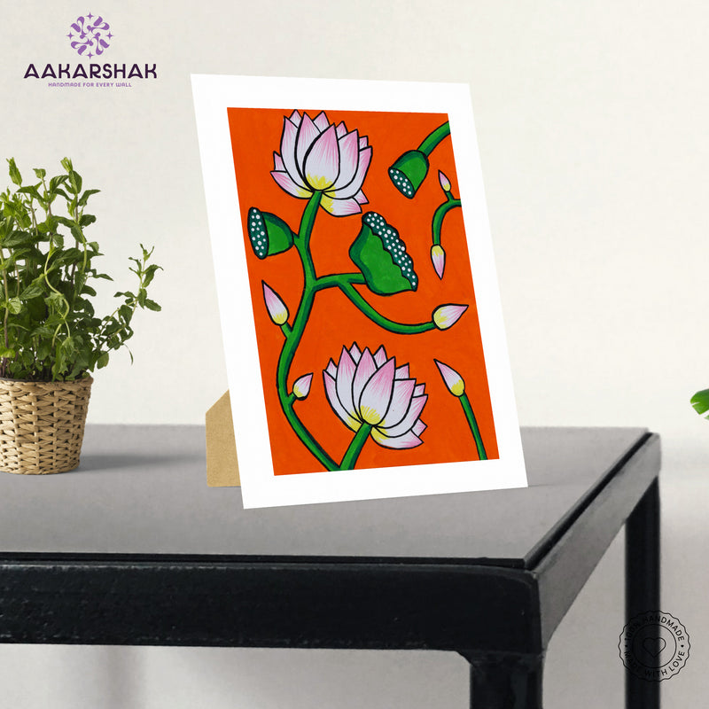 vibrant handmade pichwai painting-depicting indian folk traditions