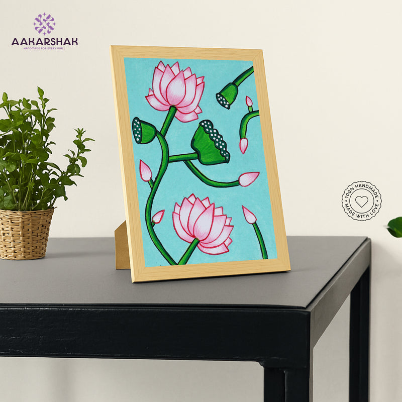 vibrant handmade pichwai painting-depicting indian folk traditions