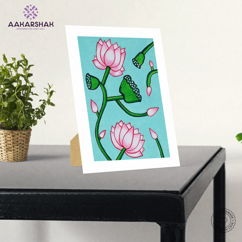 vibrant handmade pichwai painting-depicting indian folk traditions