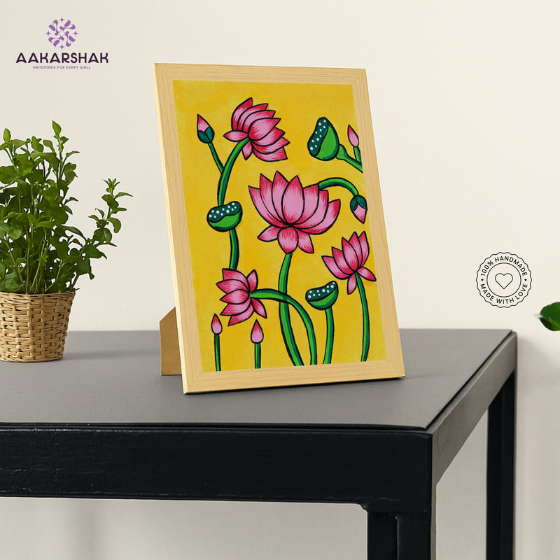 vibrant handmade pichwai painting-depicting indian folk traditions