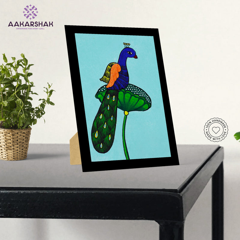 vibrant handmade pichwai painting-depicting indian folk traditions