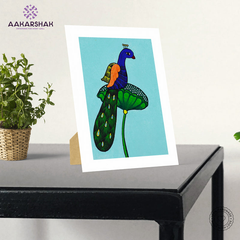 vibrant handmade pichwai painting-depicting indian folk traditions