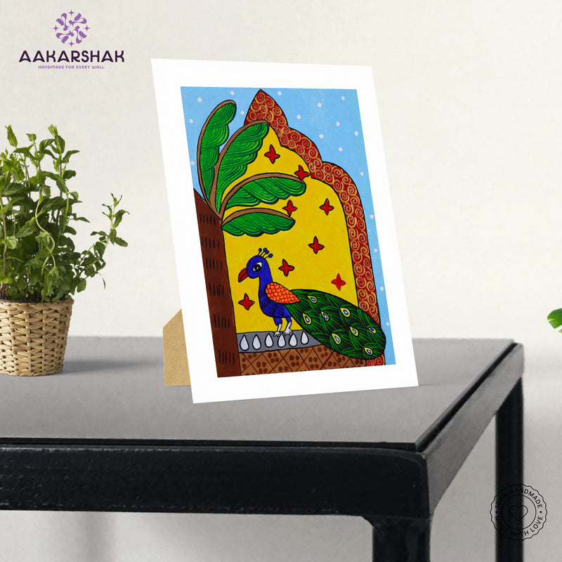 vibrant handmade pichwai painting-depicting indian folk traditions