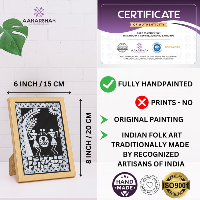 handmade iso certified-village warli painting