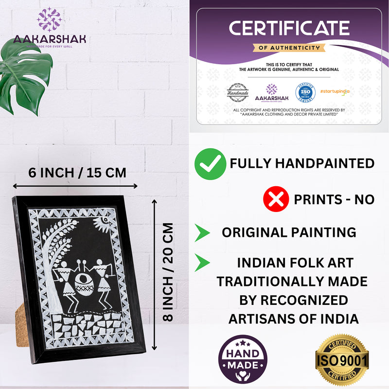 handmade iso certified-village warli painting