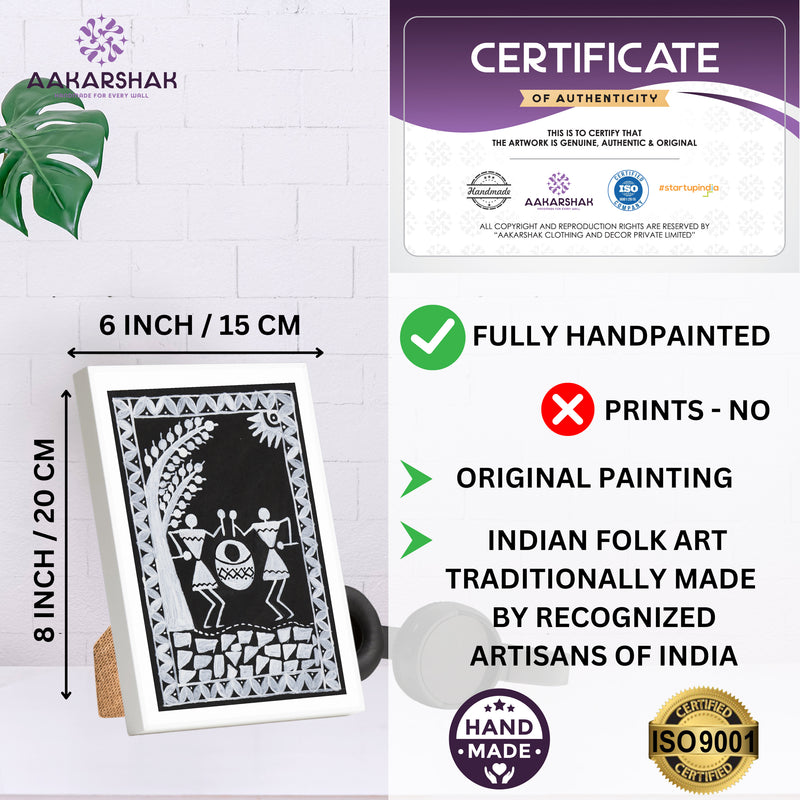 handmade iso certified-village warli painting