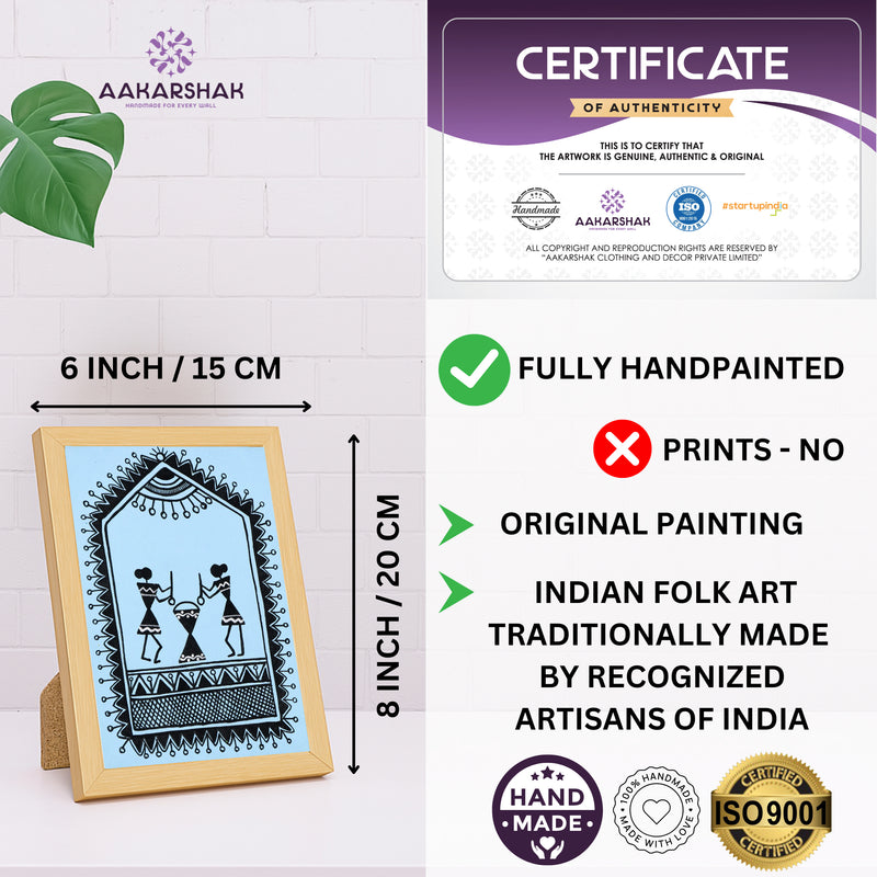 handmade iso certified-village warli painting