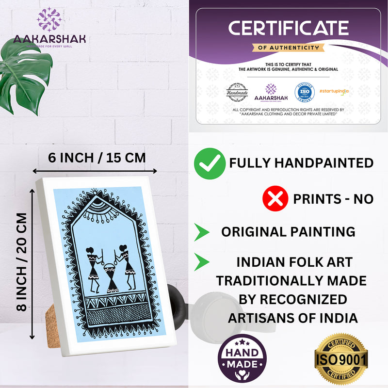 handmade iso certified-village warli painting