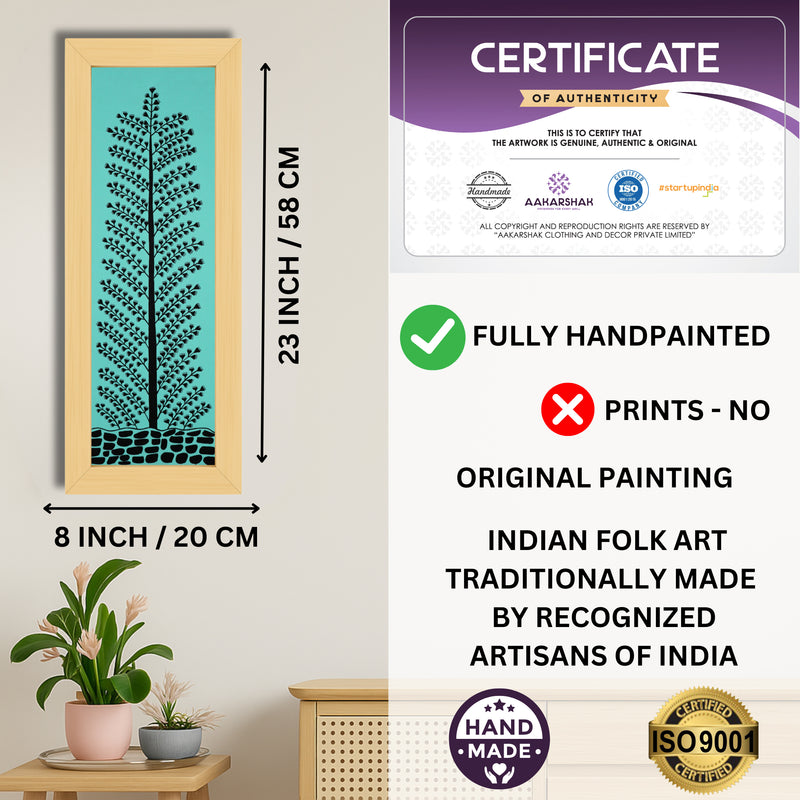 ISO certified handmade painting with authenticity certificate included
