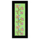 Framed artwork of a colorful flower-with handmade kalamkari painting 