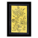 handmade kalamkari painting flower-in vibrant traditional folk art style