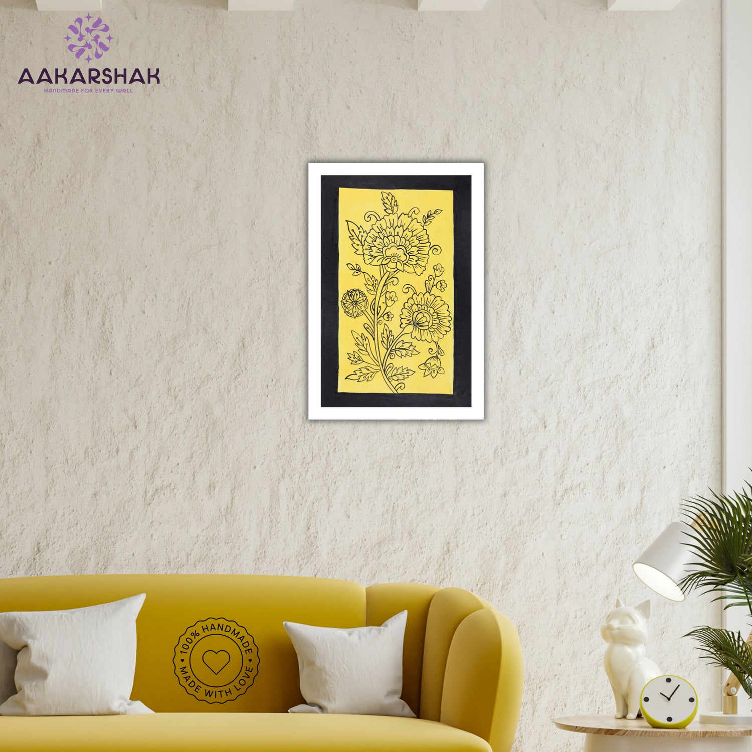 vibrant handmade peacock painting-depicting indian folk traditions
