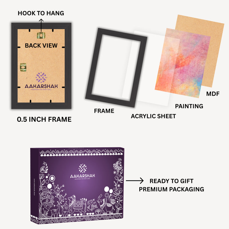 framed kalamkari painting-perfect for gifting
