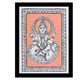 Framed artwork of a colorful laxmi-with handmade kalamkari painting