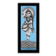 Framed artwork of a colorful radha-with handmade kalamkari painting 