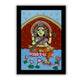 Framed artwork of a colorful saraswati-with handmade kalamkari painting 