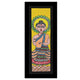 Framed artwork of a colorful buddha-with handmade madhubani painting 