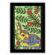 handmade madhubani painting painting elephant-in vibrant traditional folk art style
