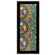 Framed artwork of a colorful fish-with handmade madhubani painting 