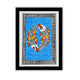 handmade madhubani painting fish-in vibrant traditional folk art style
