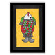 handmade madhubani painting painting fish-in vibrant traditional folk art style
