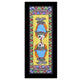 Framed artwork of a colorful fish-with handmade madhubani painting 