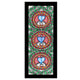 Framed artwork of a colorful fish-with handmade madhubani painting 
