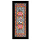 Framed artwork of a colorful fish-with handmade madhubani painting 