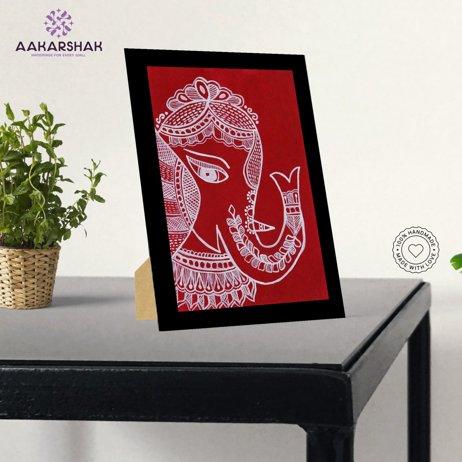 vibrant handmade madhubani painting-depicting indian folk traditions
