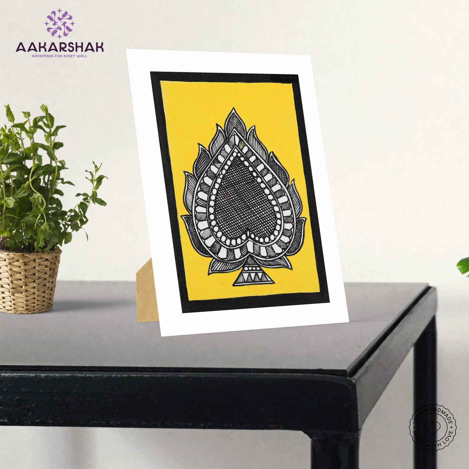 vibrant handmade madhubani painting-depicting indian folk traditions
