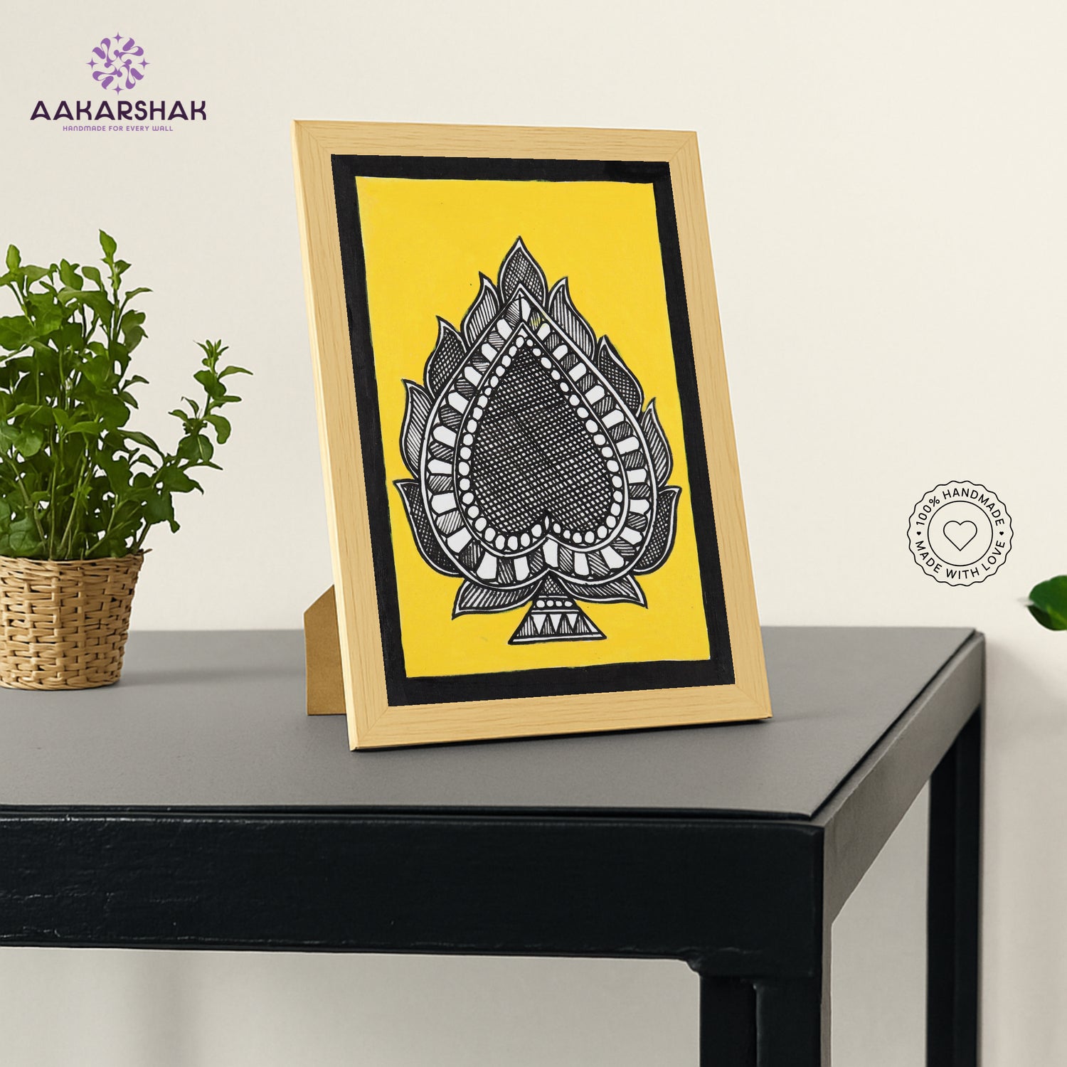 vibrant handmade madhubani painting-depicting indian folk traditions
