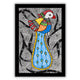 handmade madhubani painting painting peacock-in vibrant traditional folk art style

