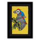 handmade madhubani painting painting peacock-in vibrant traditional folk art style
