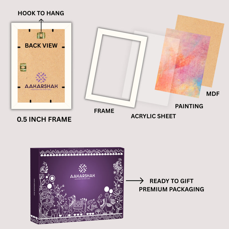 framed madhubani painting-perfect for gifting
