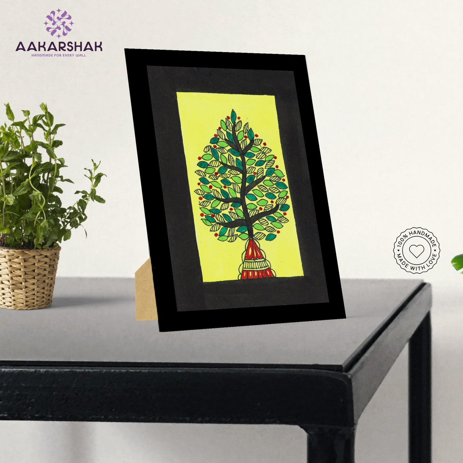 vibrant handmade madhubani painting-depicting indian folk traditions

