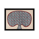 Framed artwork of a colorful tree of life-with handmade madhubani painting 