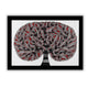 Framed artwork of a colorful tree of life-with handmade madhubani 