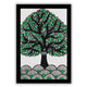 handmade madhubani painting painting tree of life-in vibrant traditional folk art style