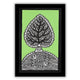 handmade madhubani painting painting tree of life-in vibrant traditional folk art style