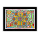 Handmade Kobhar Madhubani Painting Wall Decor 17x24