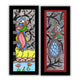Handmade Madhubani Painting Set of 2 – Peacock and Peacock Wall Decor 8x23