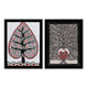 Handmade Madhubani Painting Set of 2 – Tree of life 12x16
