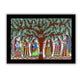 Handmade Vat Savitri Madhubani Painting Wall Decor 17x24