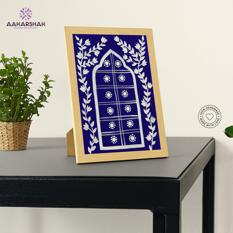 vibrant handmade pichwai painting-depicting indian folk traditions
