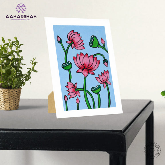 vibrant handmade pichwai painting-depicting indian folk traditions
