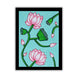 handmade pichwai painting lotus-in vibrant traditional folk art style
